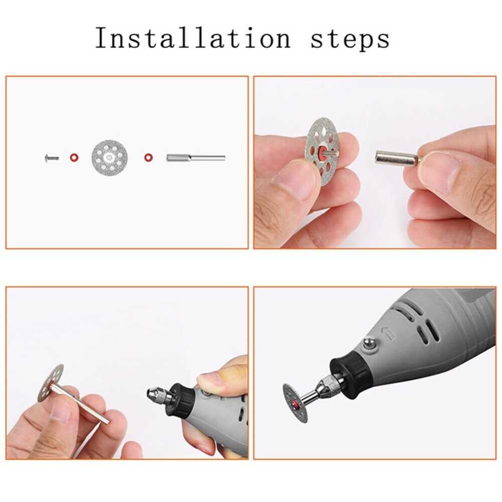 60/40/32/30/12/7/6PCS Diamond  - Cordless Rotary Tool Kit Accessories ulasan dan harga