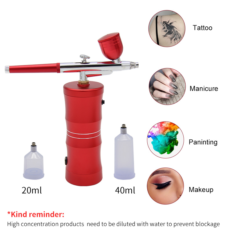 Mini Airbrush Nano Oxygen Pres - Airbrush Kit With Mini Compressor ulasan dan harga