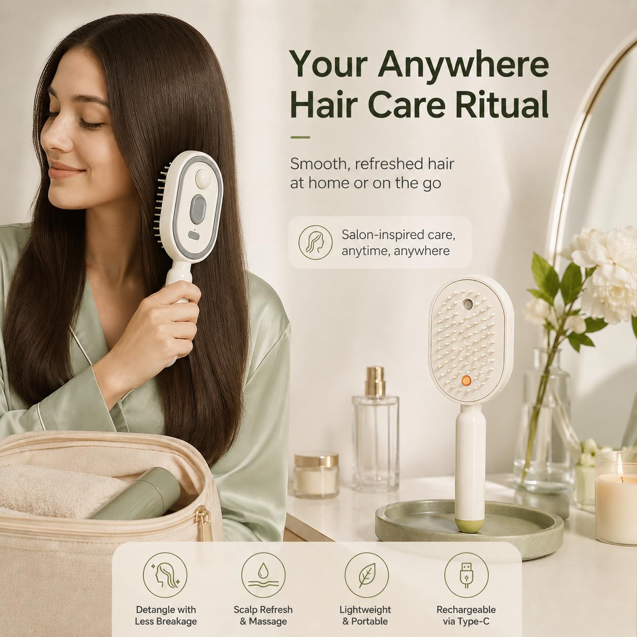 Electric Spray Hair Massage Co - Electrical ulasan dan harga