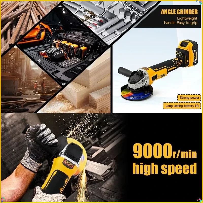 Dewalt 125mm Flat Head Angle G - Brushless Angle Grinder Battery Powered ulasan dan harga