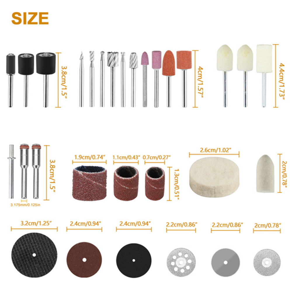 40~217Pcs Power Tools Rotary T - Cordless Rotary Tool Kit Accessories ulasan dan harga