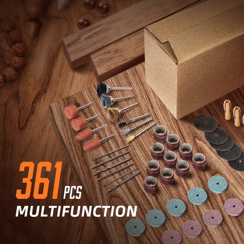 361PCS/lot Power Tools Dremel  - Cordless Rotary Tool Kit Accessories ulasan dan harga